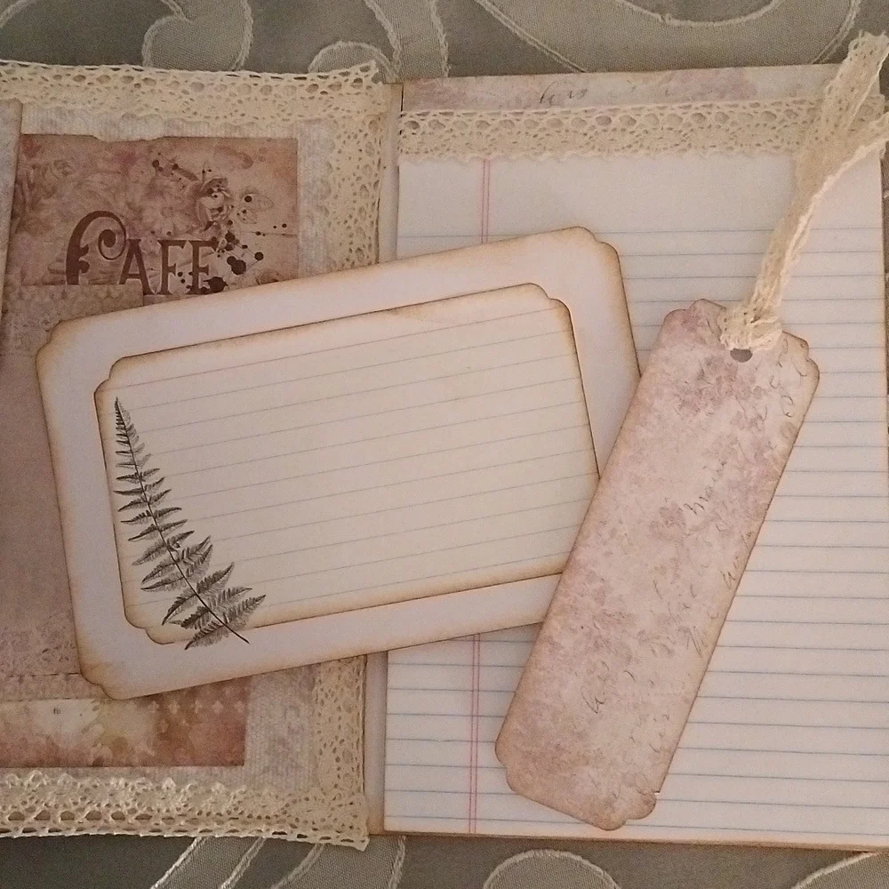 ⚜️ Vintage Inspired Handmade Notebook